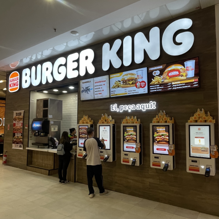 Logo da loja burger king